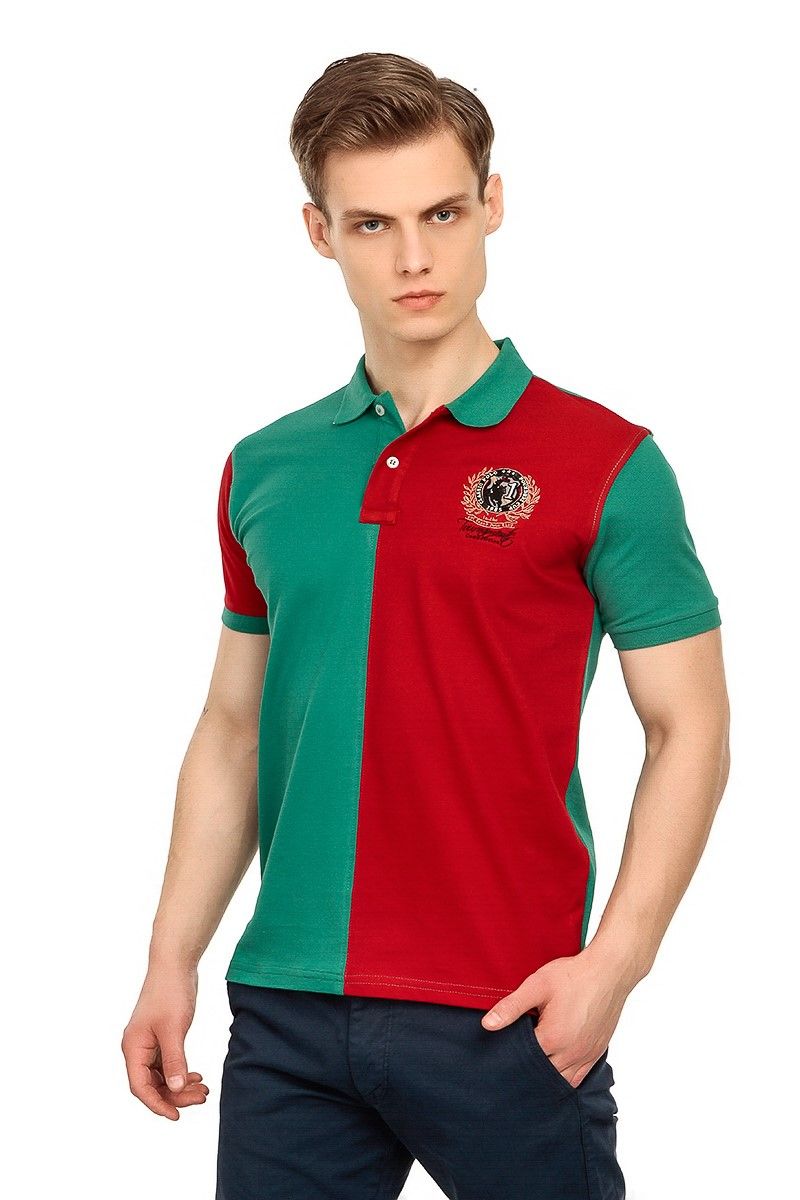 GPC POLO T-shirt uomo - Rosso/Verde 21156894