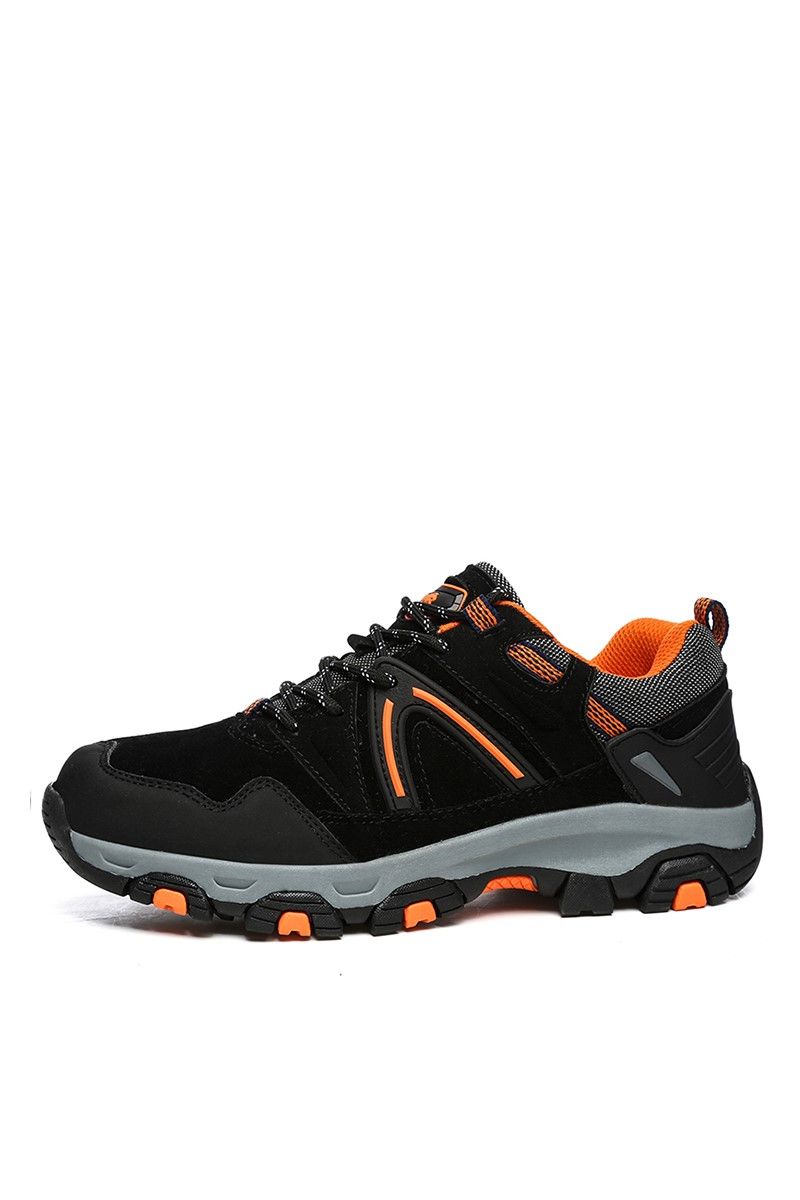Men's Hiking Shoes - Black, Orange #202221