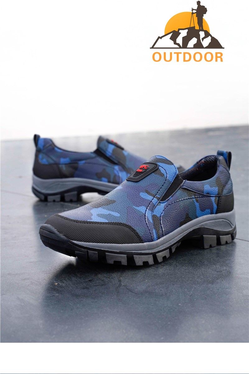 GPC Men's Travel Shoes - Camouflage, Blue #202294