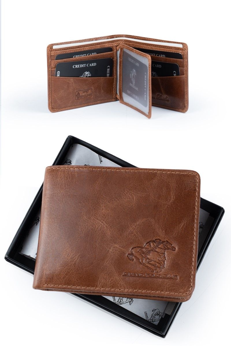 GPC Men's Leather Wallet - Brown #9979167