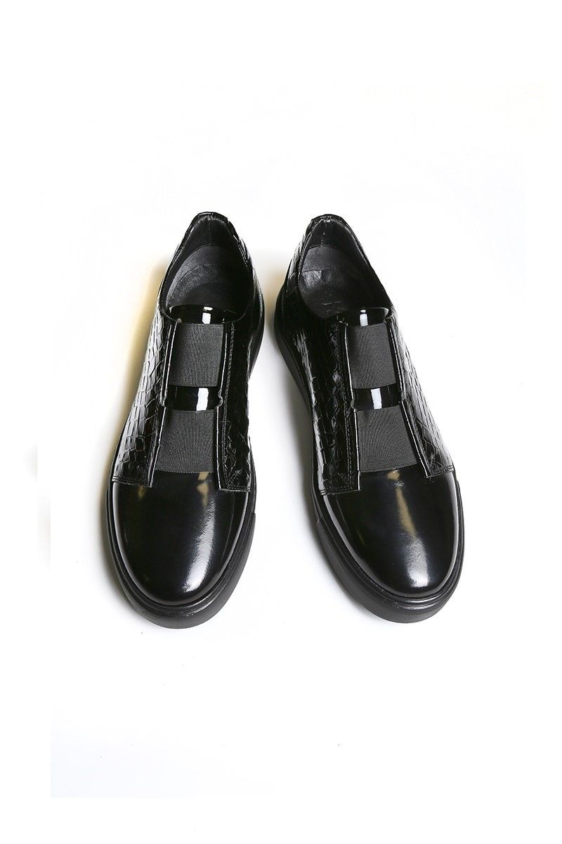Men's Real Leather Shoes - Black #20210834568