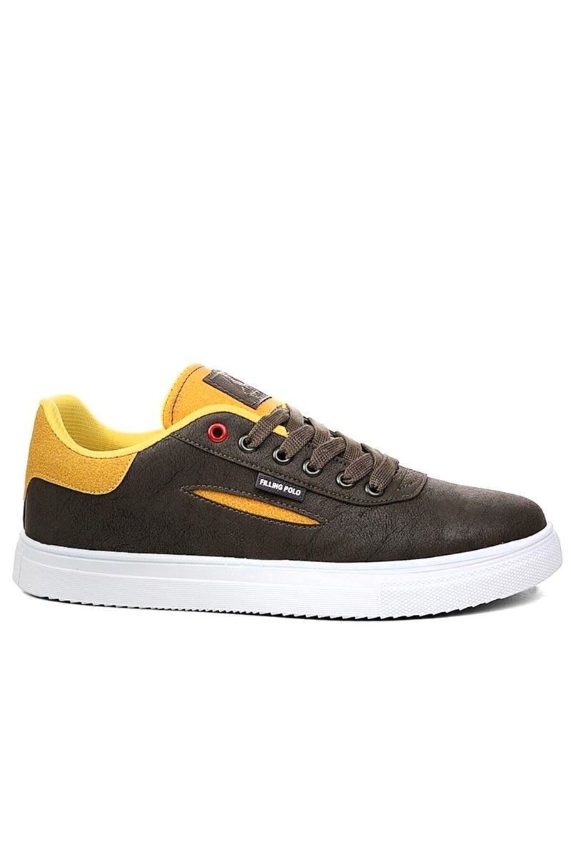Sneakers da uomo - Nero con giallo 2021022
