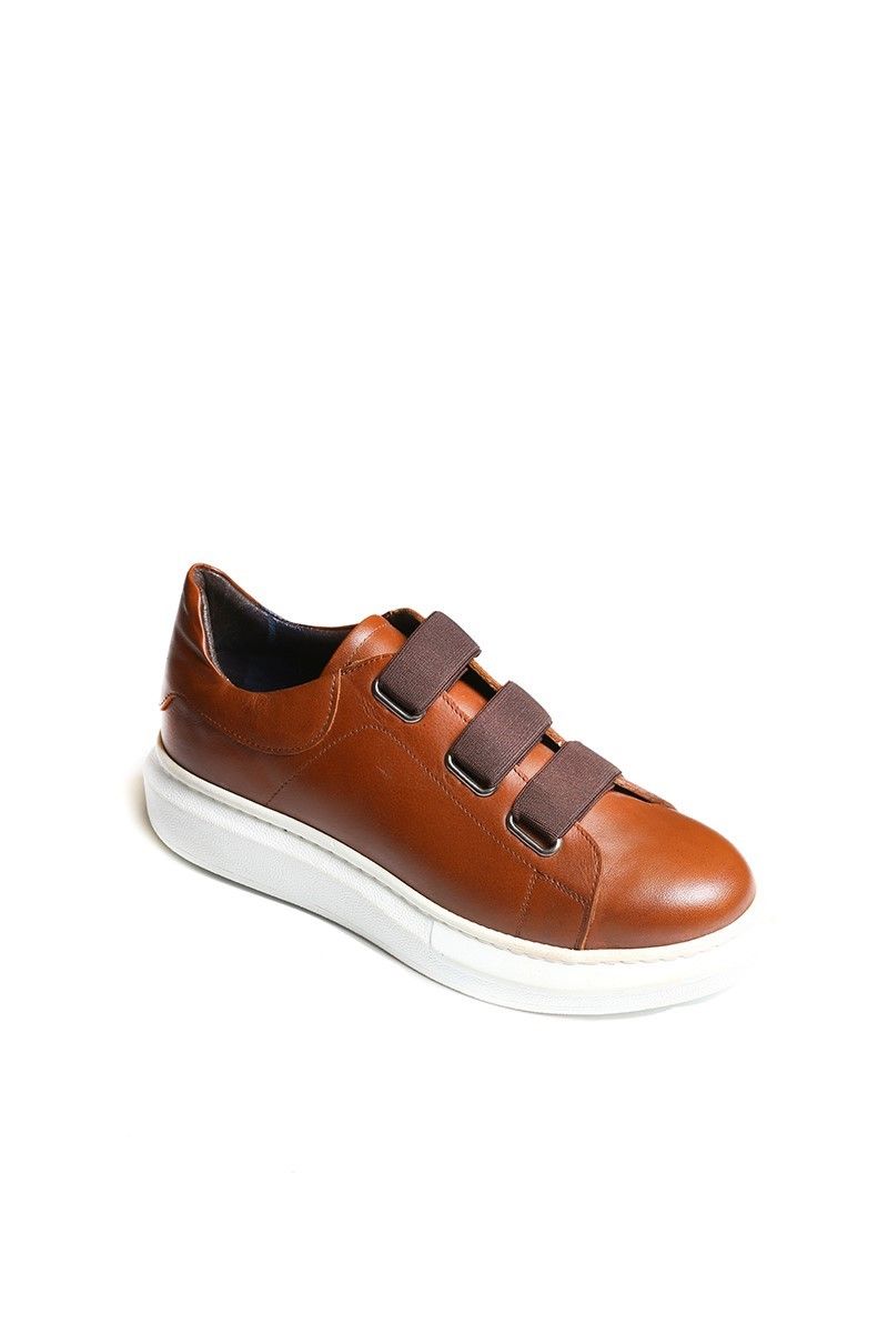Men's leather shoes - Brown 20210834573