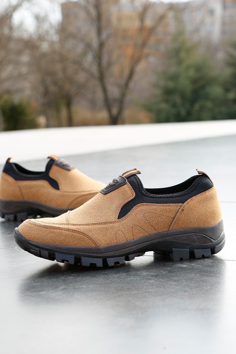 Men's Travel Shoes - Light Brown #2105687548