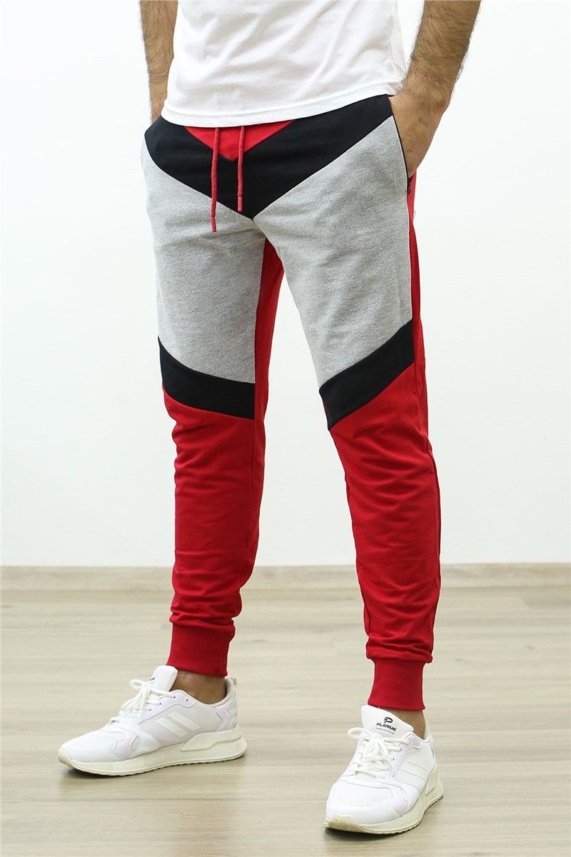 Madmext Men's Jogger - Red #285870