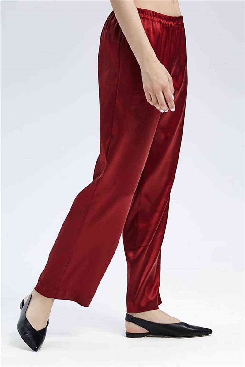 Women's pajama bottoms - Bordeaux # 310423
