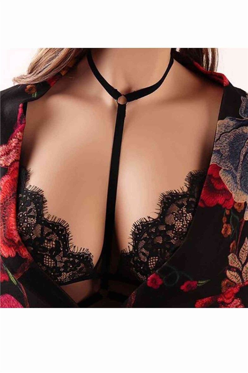 Lace bra - Black # 310145
