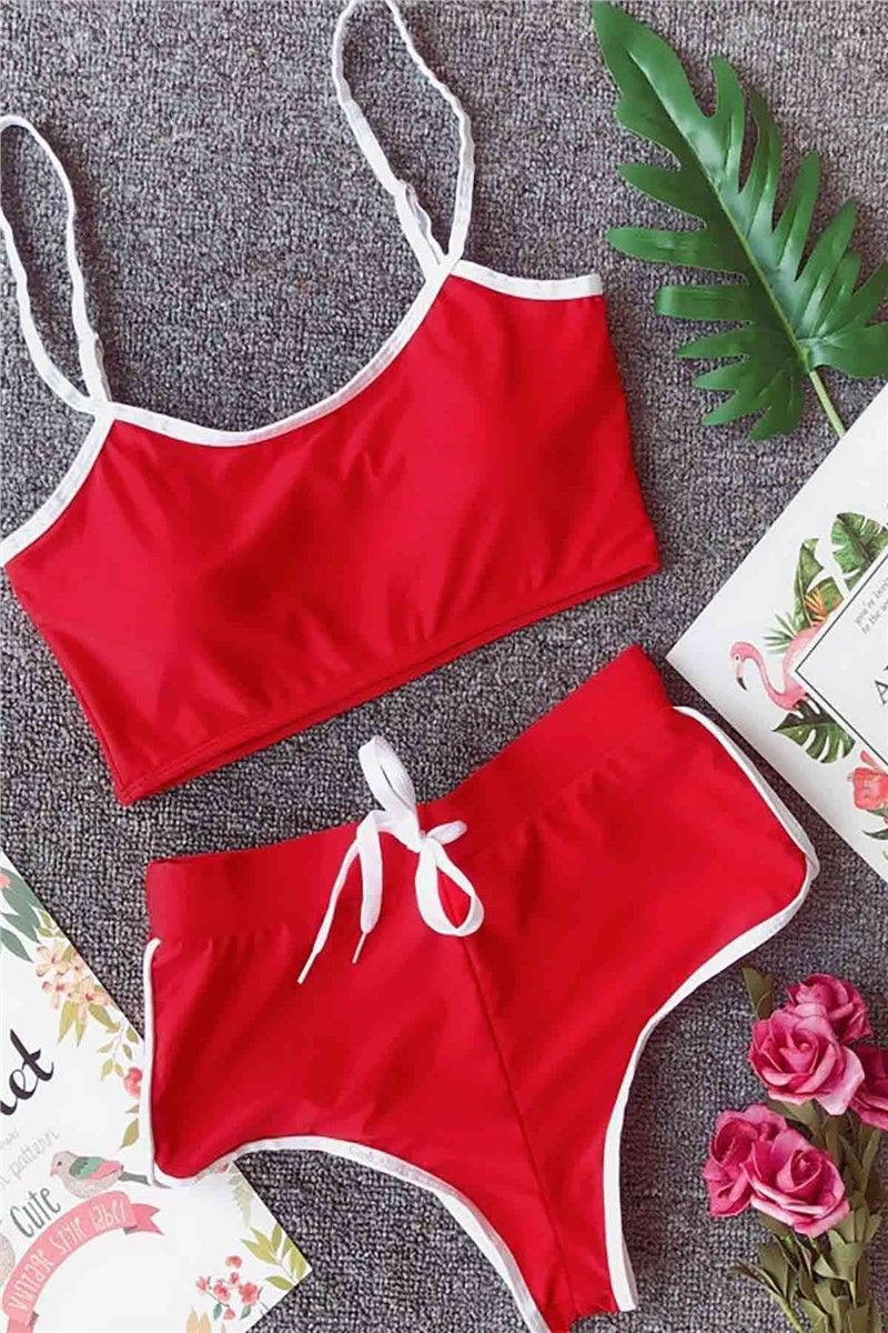 Merry See Women's Shorts Set - Red #310258