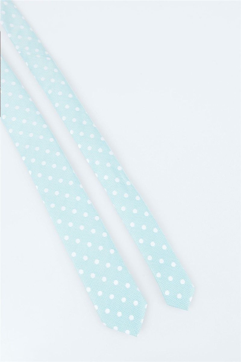 Tie with right - Light blue #268918