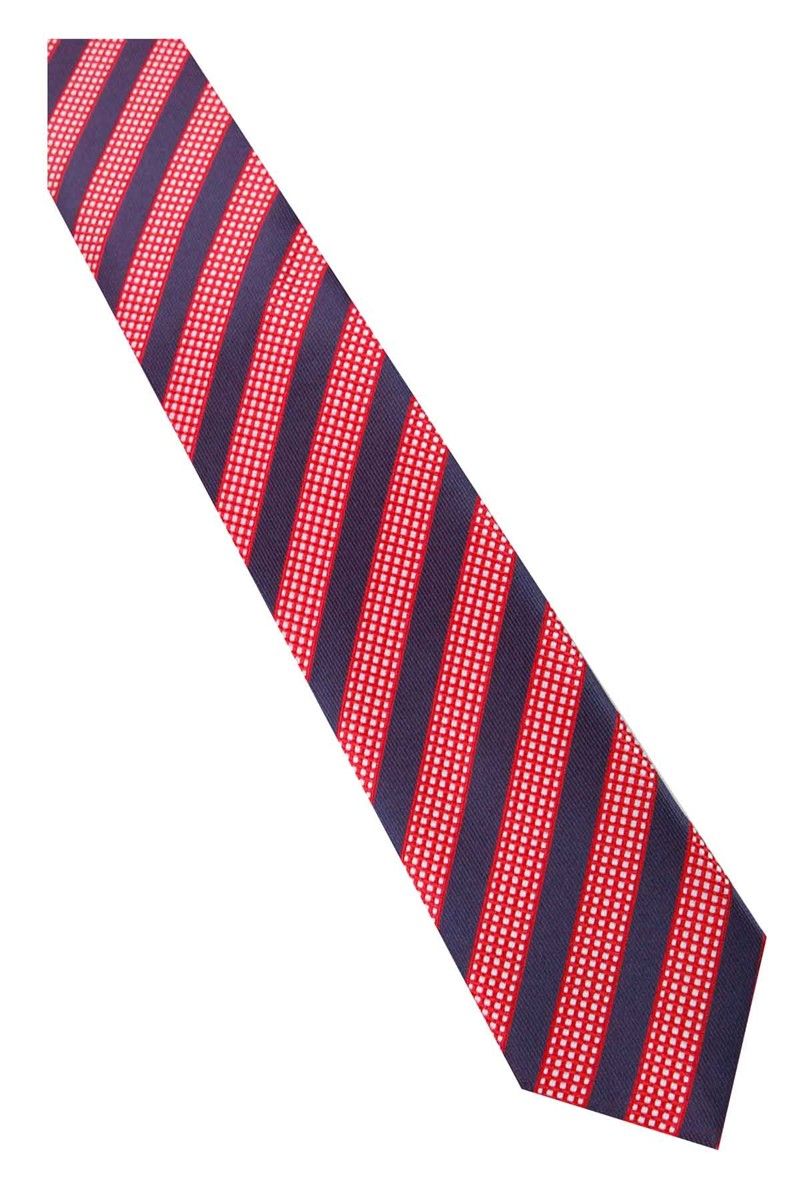 Tie with right - Dark blue / Red #268920