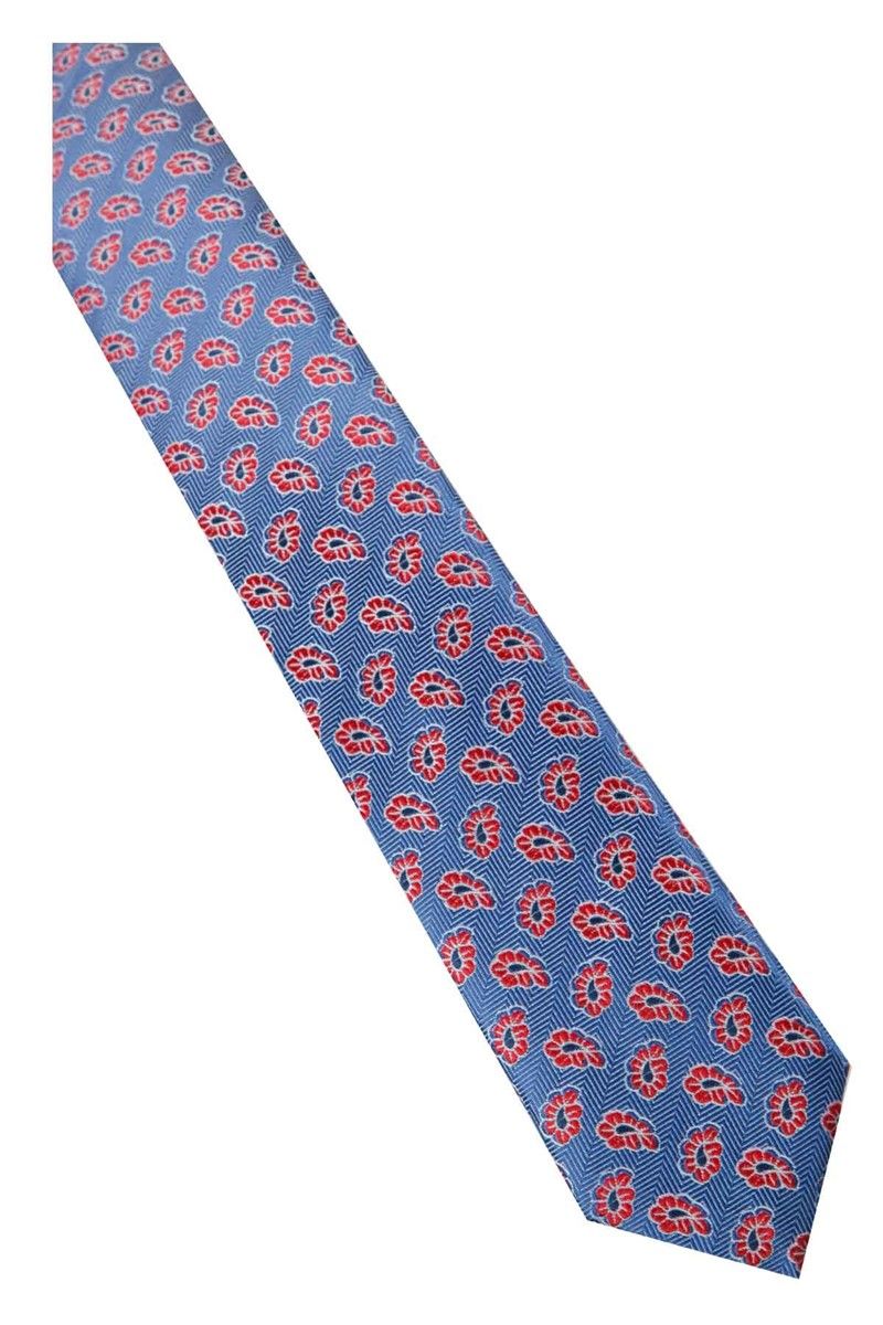 Tie Blue - Red #269496