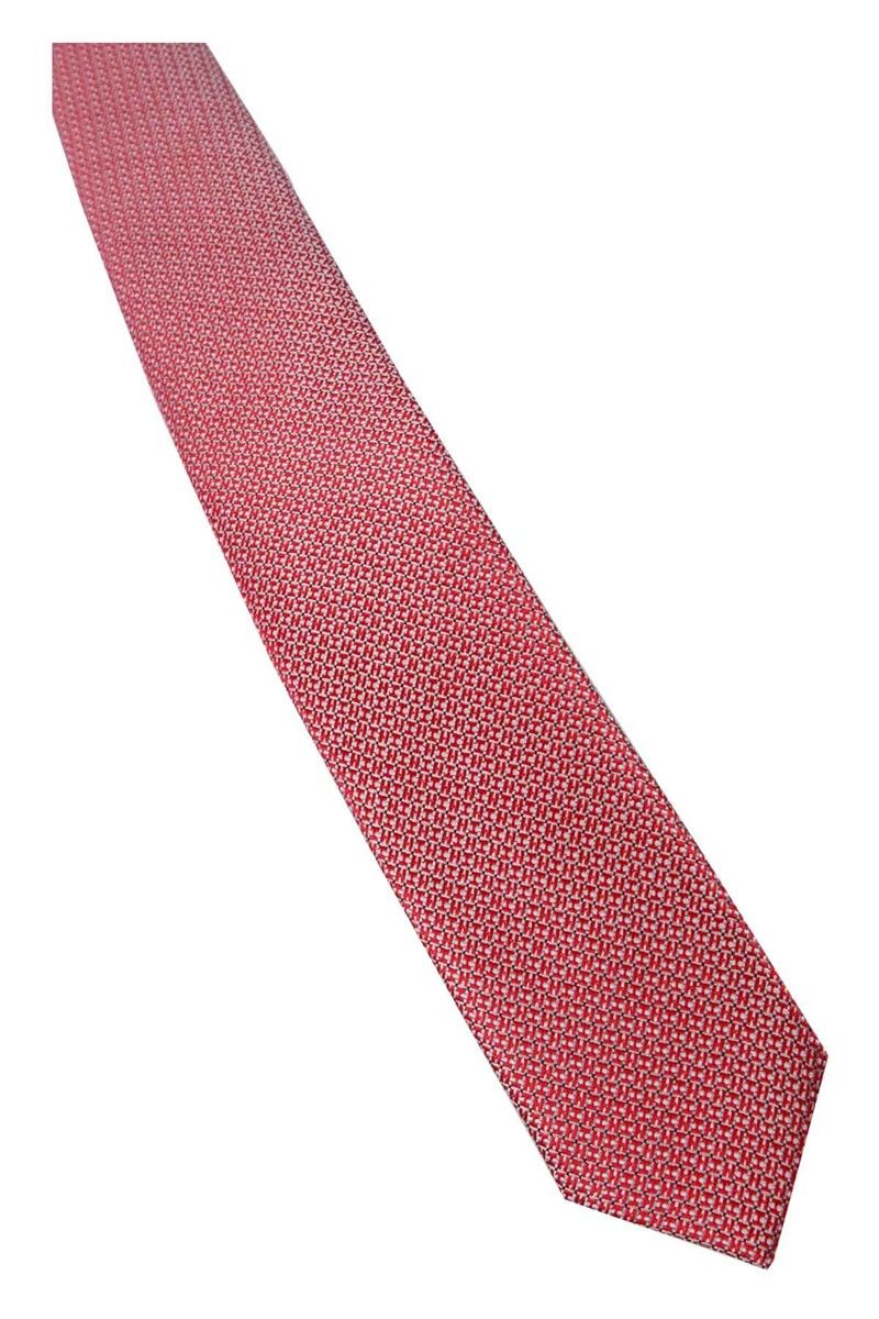 Men's Patterned Tie - Light Red #320063