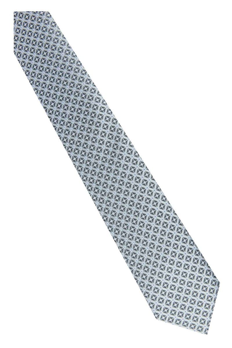Men's Patterned Tie - Light Gray #321542