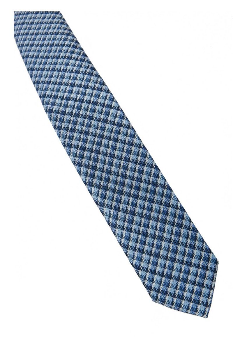 Men's Patterned Tie - Blue #321544