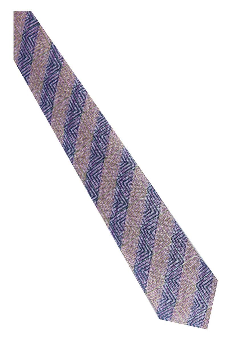 Patterned Men's Tie - Purple #321551