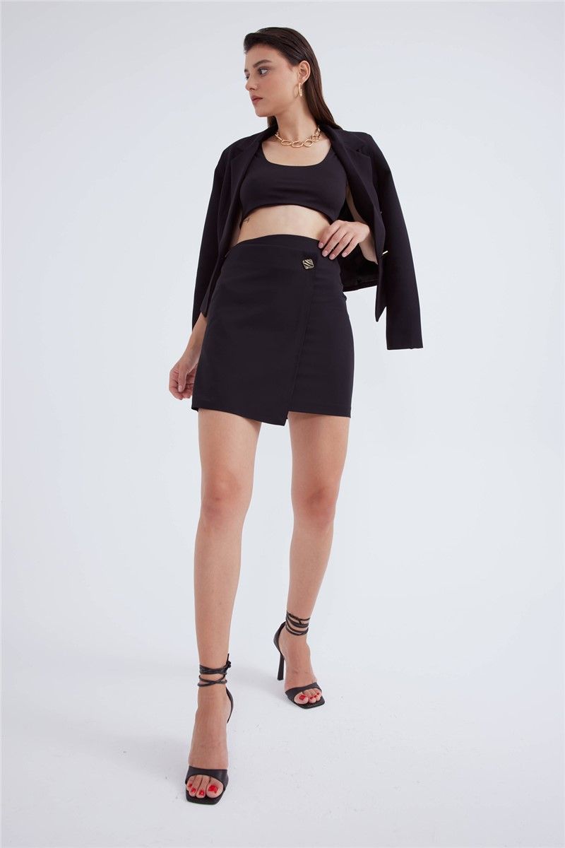 Sateen Women's Skirt - Black #310939