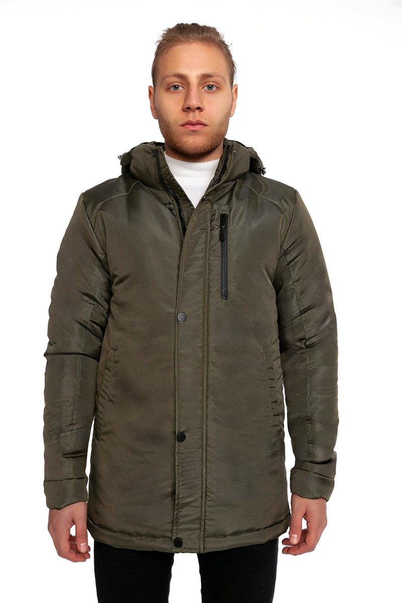 GPA-160 muška vodootporna jakna s odvojivom kapuljačom - kaki #409110