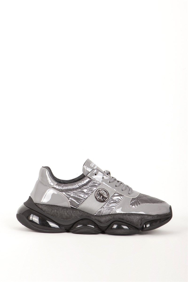 Men's 599 Thick Sole Sports Shoes - Gray #406415