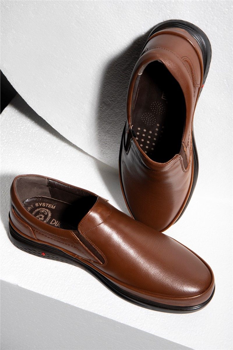 Ducavelli Muške svakodnijevne cipele od prave kože - Smeđe #363775