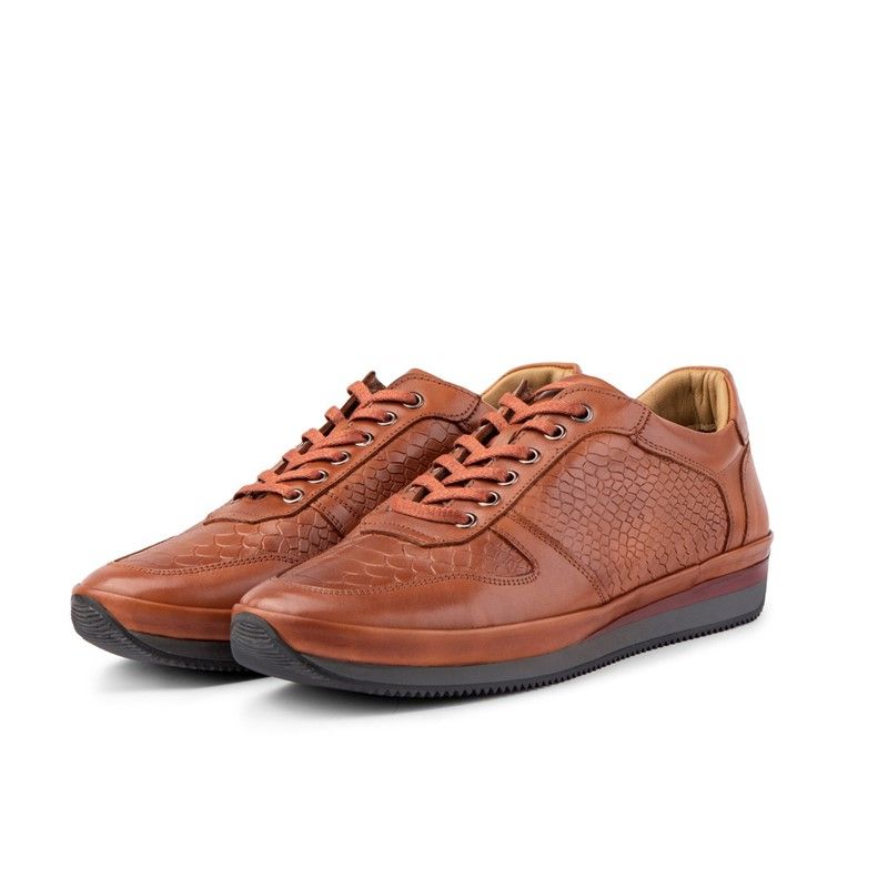 Euromart - Ducavelli Men's Genuine Leather Casual Shoes - Light Brown ...