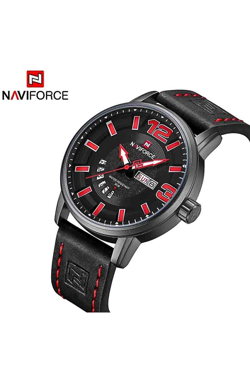 Naviforce Men's Watch - Black, Red #231700087
