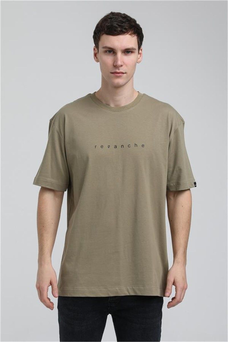 Men's Slim Fit T-Shirt 23SSM20334 - Khaki #371359