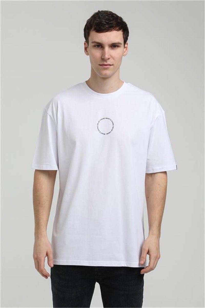 Men's Slim Fit T-Shirt 23SSM20333 - White #371364