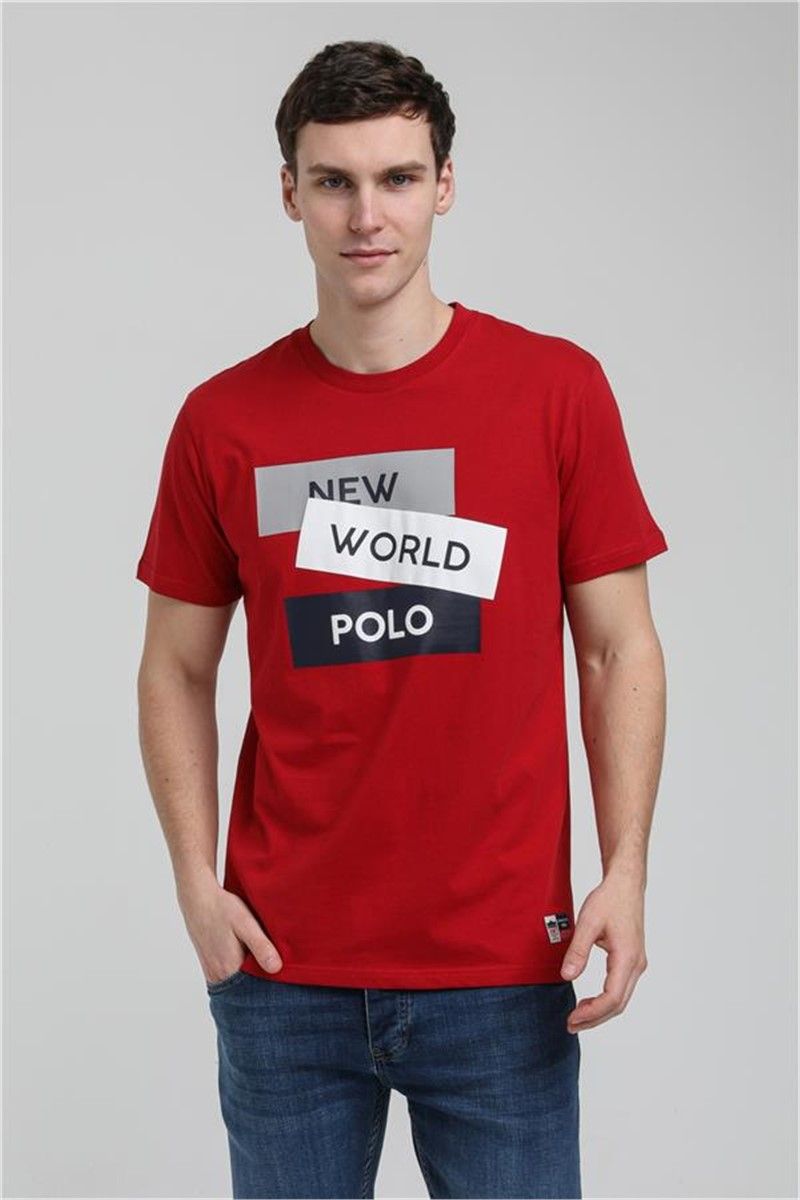 Men's T-Shirt 23SSM20314 - Red #371418