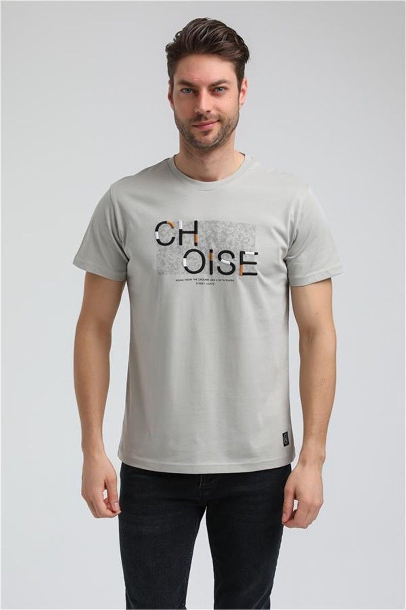Men's T-Shirt 23SSM20305 - Gray #371475