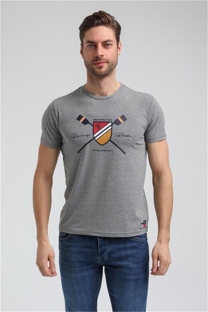Men's T-Shirt 23SSM20351 - Gray #371616