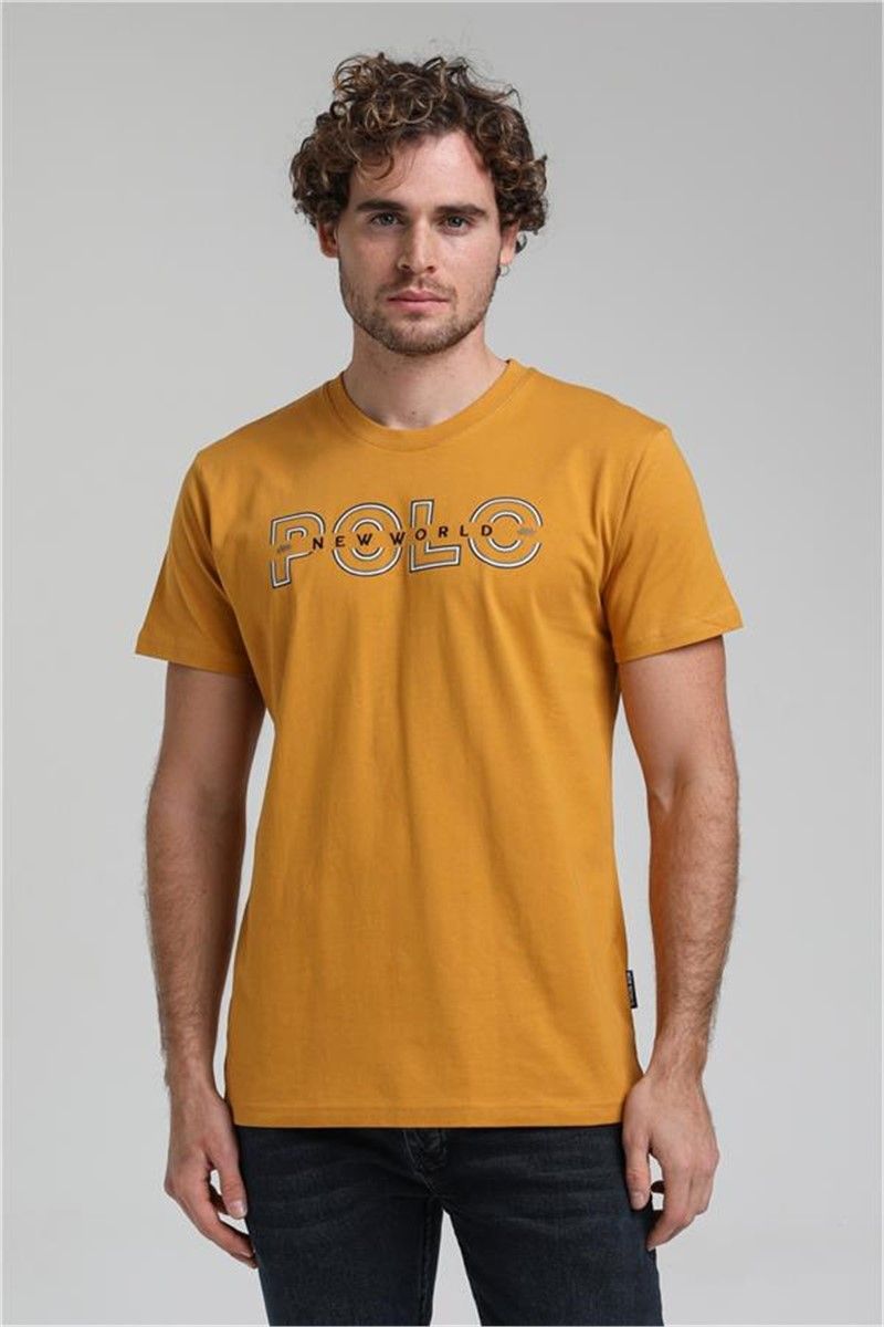 Men's T-Shirt 23SSM20302 - Mustard Color #371488