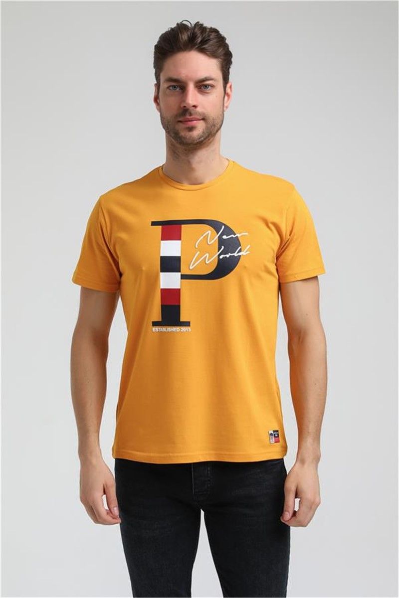 T-Shirt Regular Fit da Uomo 23SSM20352 - Colore Senape #371610