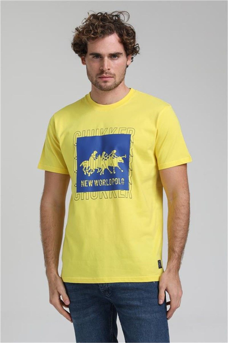 Men's Slim Fit T-Shirt 23SSM20295 - Yellow #371530