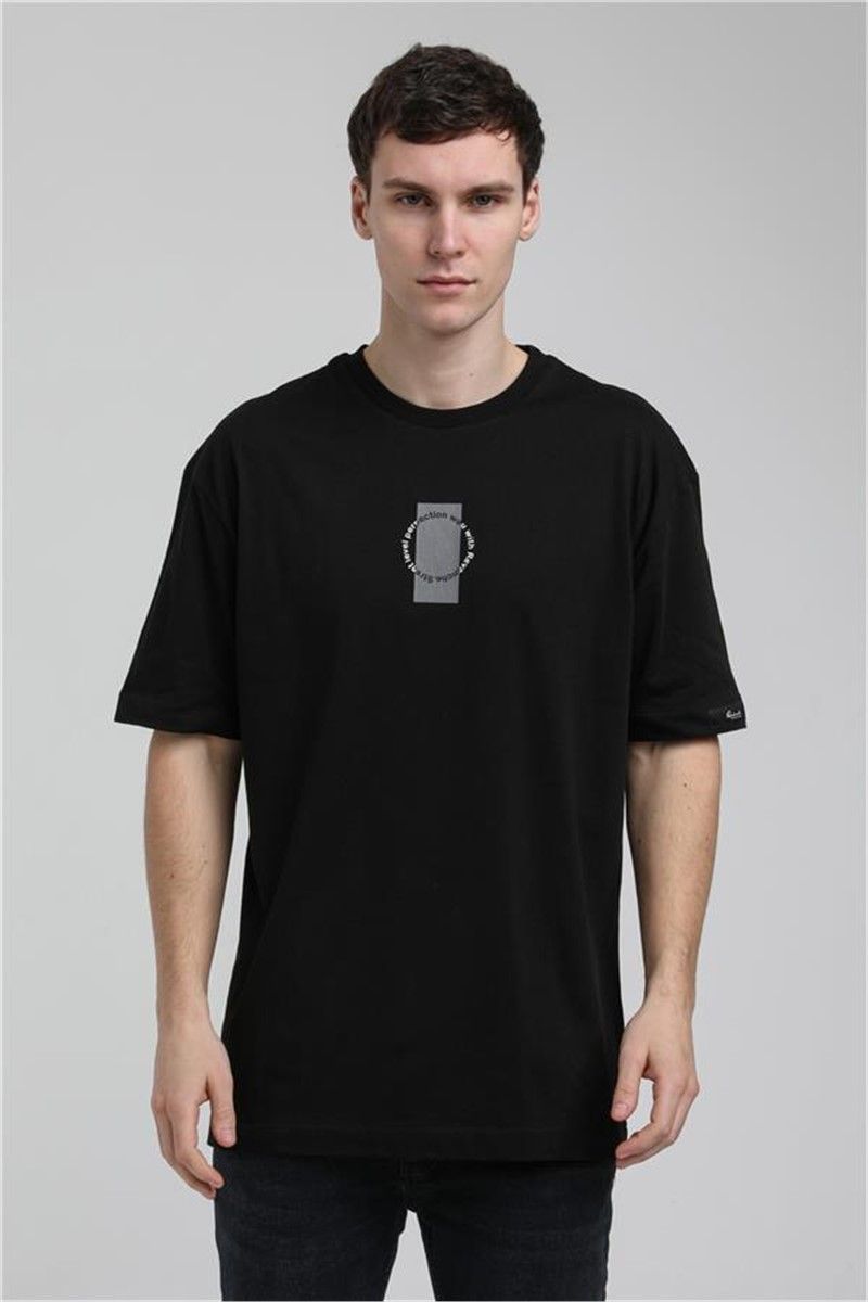 Men's Oversize T-Shirt 23SSM20331 - Black #371369