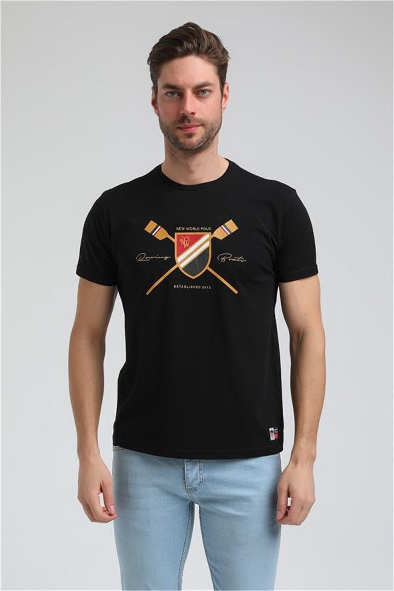 Men's T-Shirt 23SSM20351 - Black #371617