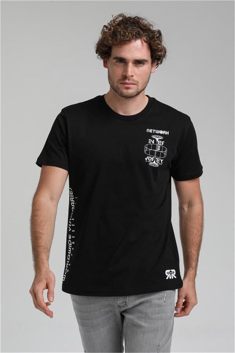 Men's Slim Fit T-Shirt 23SSM20299 - Black #371507