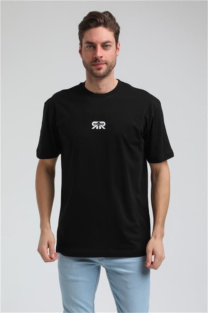 Men's Slim Fit T-Shirt 23SSM20335 - Black #371357