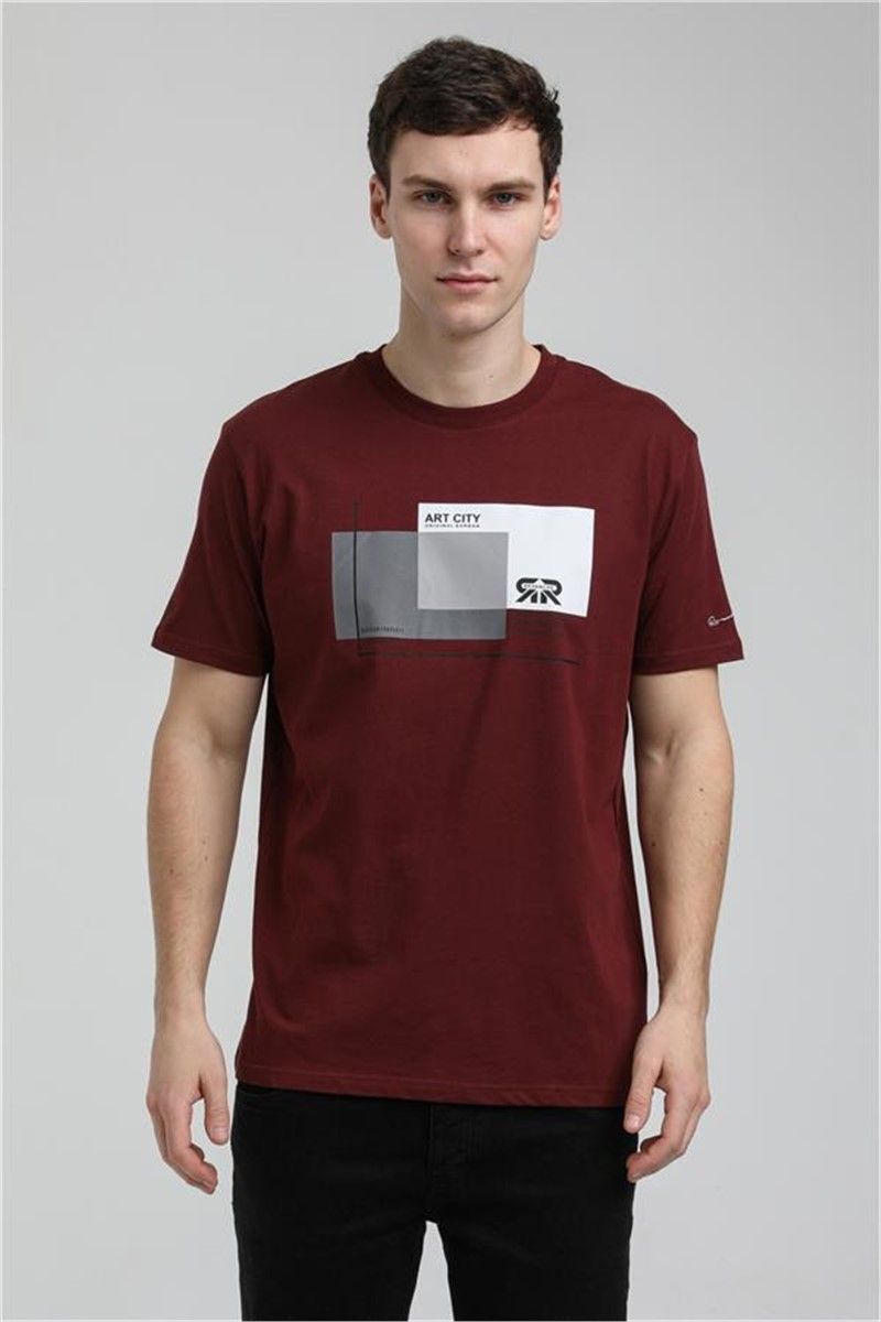 Men's T-Shirt 23SSM20294 - Color Cherry #371534