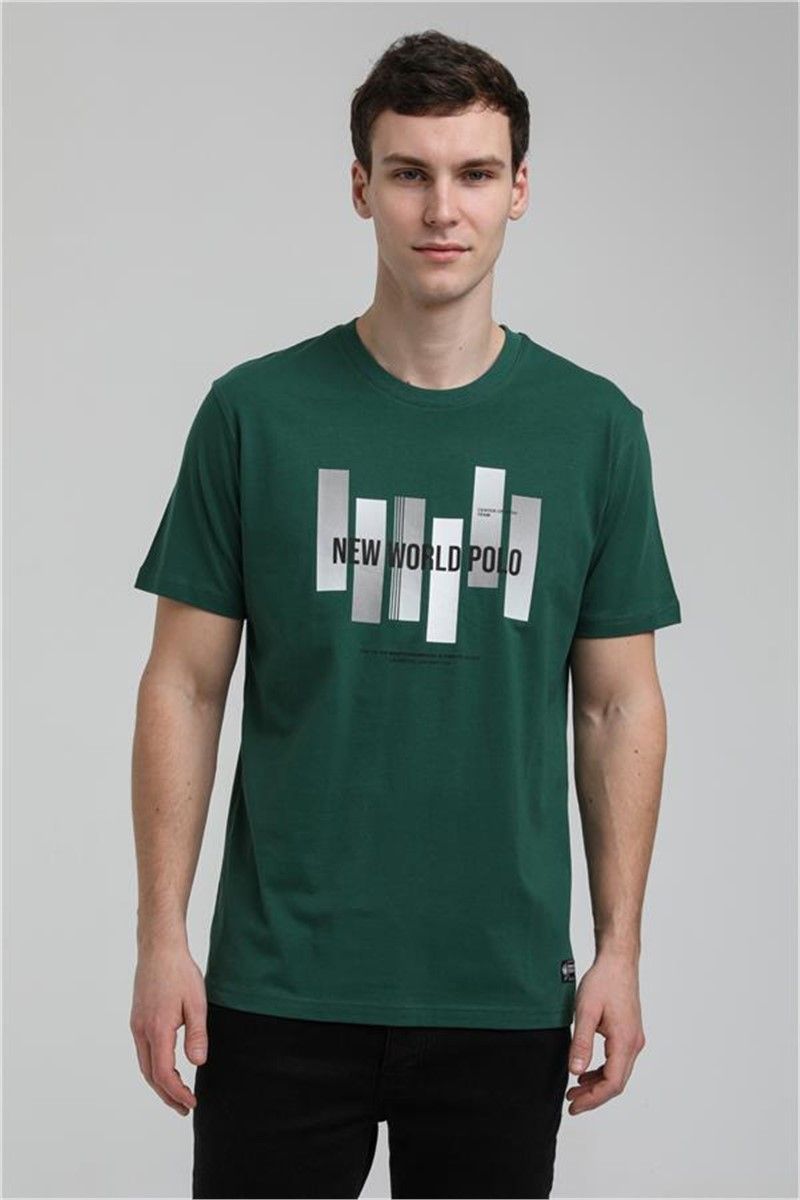 Men's T-Shirt 23SSM20307 - Green #371462