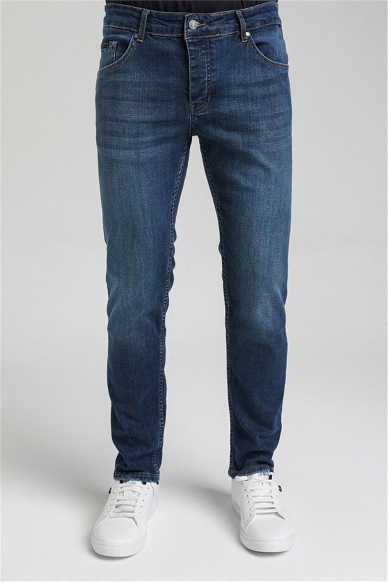 Pantaloni Slim Fit Uomo 23SSM40003 - Blu #371598