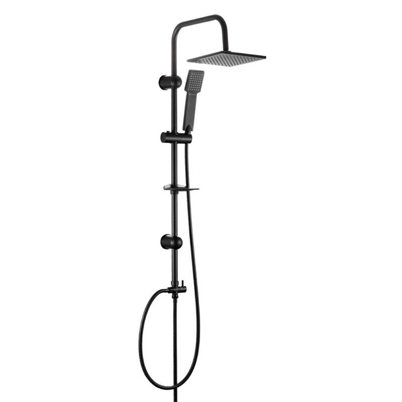 Newarc Aqua Shower Column with Hanging Brackets - Black #342516