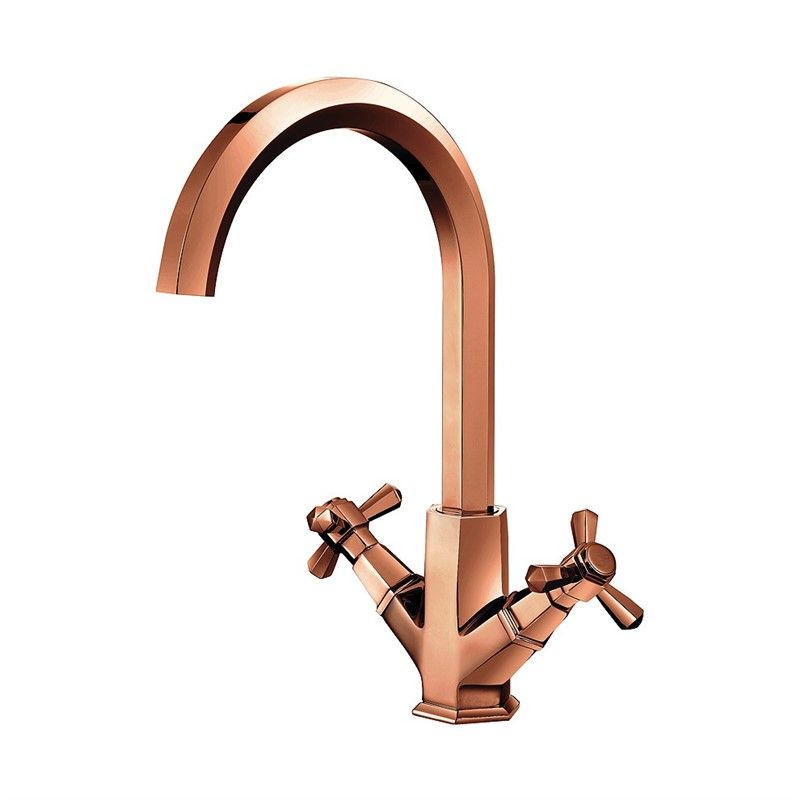 Newarc Hexa Sink Faucet - Copper Color #336839