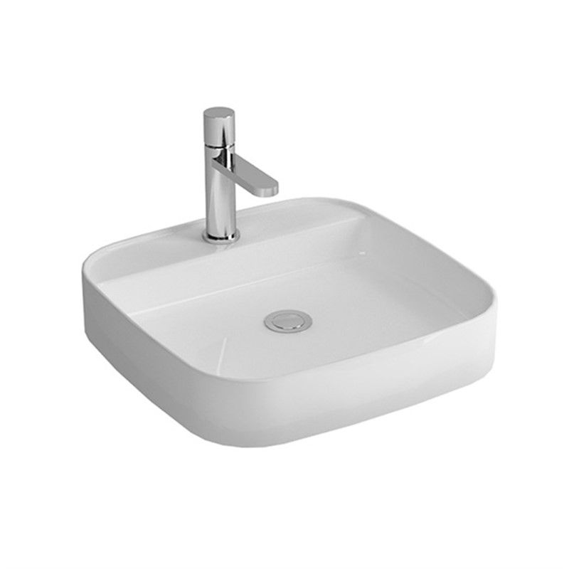 Newarc Loft Countertop Washbasin 50cm - White #342557