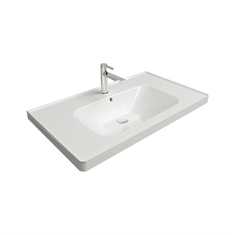 Newarc Newline Sink 80 cm - White #344412