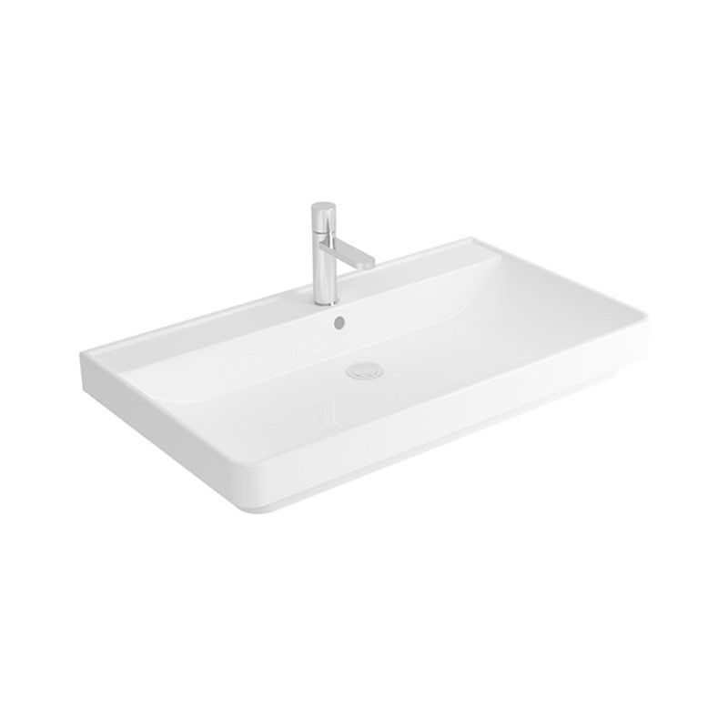Newarc Pixel nadgradni umivaonik 80 cm - bijeli #342560