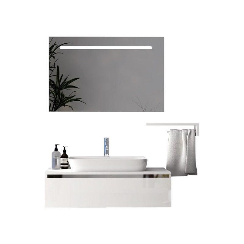 Nplus Baco Plus Bathroom Set 90 cm - White #337549