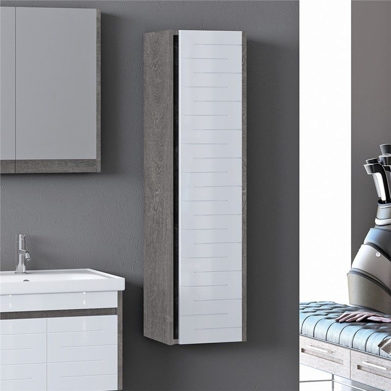 NPlus Bolt Bathroom Cabinet 35cm - White #336047