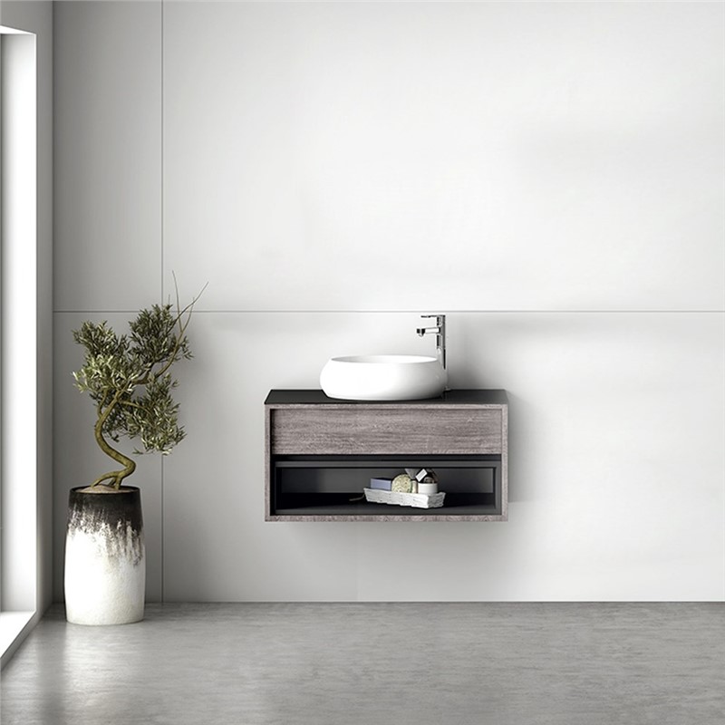 Nplus Cactus Шкаф за баня 80 см - #340769