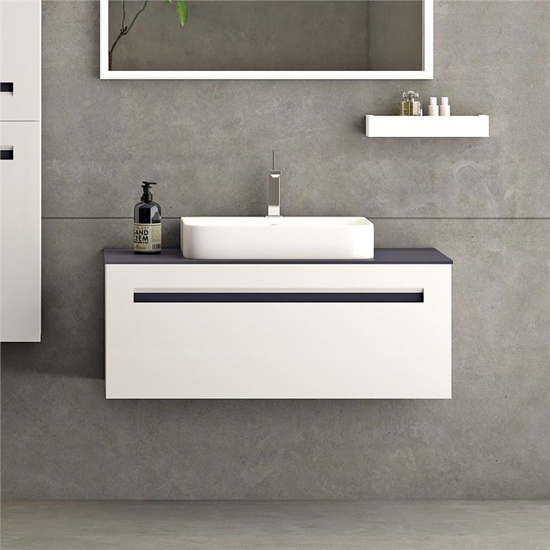 Nplus Cerato Bathroom Base Cabinet 100cm - White #338646