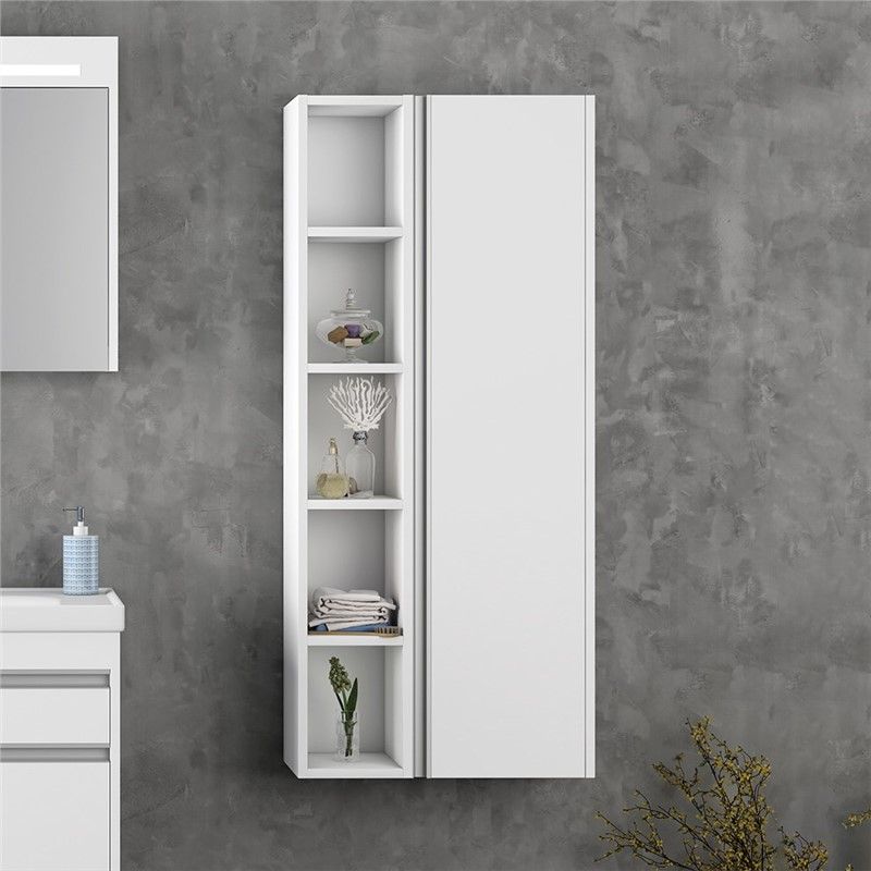 NPlus Espero Bathroom Cabinet 65cm - White #336046